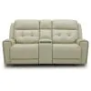 Liberty Furniture 7006ST-23P Carrington - Loveseat With Console P3 & ZG - Baja Stone