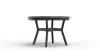 New Classic D1701-50S-GRY Gia - 5 Piece Round Dining Set - Gray