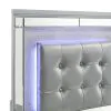 New Classic 02-9698S-500 New Classic 02-9698S-500 Valentino - 3/3 Twin Bed - Silver
