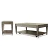 Riverside Furniture 37002 Dara Two - Rectangular Cocktail Table - Gray Wash