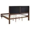 CoasterEssence 205131KE Robyn - Wood Eastern King Panel Bed - Dark Walnut