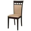 CoasterEveryday 100773 Gabriel - Closed Back Side Chairs (Set of 2) - Cappuccino