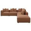 CoasterElevations 551591-SET Jennifer - 6 Piece Upholstered Modular Sectional - Terracotta