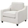 CoasterElevations 552063 Christine - Upholstered Sloped Arm Accent Chair - Beige