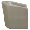 CoasterEssence 902726 Turner - Upholstered Barrel Back Swivel Chair - Champagne