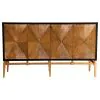 CoasterElevations 953497 Zira - 4-Door Wood Parquet Storage Accent Cabinet - Brown