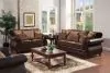 Furniture of America SM6106N-SF Franklin - Sofa - Dark Brown / Tan