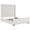 Coaster Fine Furniture 306051Q Natasha - Upholstered Queen Wingback Bed - Cream