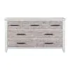 Liberty Furniture 142-BR31 Backroads - 7 Drawer Dresser - Weathered White