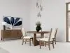 Riverside Furniture 42552 Jaxon - Round Dining Table - Casual Mink