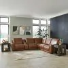 Liberty Furniture 6000HN-UPH-6PCSEC Liberty Furniture 6000HN-UPH-6PCSEC Blake - 6 Piece Sectional - Venetian Honey