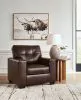Ashley Furniture 2170620 Santorine - Chair - Dark Brown