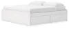 Ashley Furniture EB9630B18 Ashley Furniture EB9630B18 Onita - King Platform Bed With 2 Side Storage - White