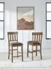 Ashley Furniture PCD592-124 Urbinforte - Upholstered Barstool (Set of 2) - Light Brown
