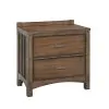 Samuel Lawrence Furniture S917-050 Seneca - 2-Drawer Nightstand with USB port - Brown
