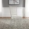 Liberty Furniture 244-CD-O5LTS Liberty Furniture 244-CD-O5LTS Magnolia Manor - 5 Piece Leg Table Set (Spindle Back Chairs) - Antique White
