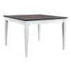 Liberty Furniture 417-GT5454 Allyson Park - Counter Height Leg Table - Wirebrushed White / Charcoal