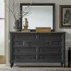 Liberty Furniture 615-BR-ODM Americana Farmhouse - Dresser & Mirror - Black