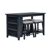 Liberty Furniture 942NY-CD-5CTS Liberty Furniture 942NY-CD-5CTS Brook Creek - 5 Piece Counter Set - Navy