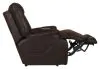 Jackson Furniture Industries 7647897-1153/09-1253/09 Anders - Power Headrest / Lumbar Power Lay Flat Reclining With Heat & Massage & Extended Ottoman