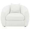 CoasterElevations 509873 Isabella - Faux Sheepskin Upholstered Accent Chair Natural - Ivory