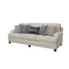CoasterElevations 511091 Glenn - Upholstered English Arm Sofa - Light Gray And Blue