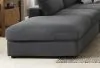 CoasterEssence 551326 Serene - Square Upholstered Ottoman - Charcoal