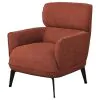 Coaster Fine Furniture 903081 Andrea - Upholstered Crecent Arm Accent Chair - Orange