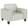 Coaster Fine Furniture 509649 Deerhurst - Upholstered Track Arm Tufted Accent Chair - Greige