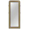 Coaster Fine Furniture 224339 Arini - Cane Weave Full Length Standing Floor Mirror - Black