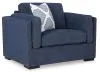 Benchcraft® 54502/38/35/23/14 Benchcraft® 54502/38/35/23/14 Evansley - 4 Pc. - Sofa, Loveseat, Chair And A Half, Ottoman - Navy