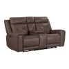 Liberty Furniture 7023SD-22P Beckham - Loveseat With Console P2 & ZG - Aline Saddle