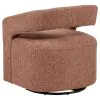 Coaster Fine Furniture 907539 Westhill - Boucle Upholstered Swivel Accent Chair - Berry