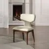 ACME DN06862 ACME DN06862 Koen - Upholstered Side Chair (Set of 2) - Beige / Brown Oak