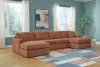 Ashley Furniture 92102S19 Ashley Furniture 92102S19 Modmax - 4-Piece Sectional With Laf And Raf Corner Chaises - Spice