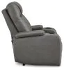 Ashley Furniture 1610213 Ashley Furniture 1610213 Schooner Rocks - Power Recliner / Adj Headrest - Slate