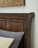 Ashley Furniture B697B47 Porter - California King Sleigh Storage Bed - Rustic Brown
