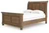 Ashley Furniture PCB779B14 Ashley Furniture PCB779B14 Feddinger - Queen Sleigh Bed - Medium Brown