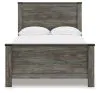Ashley Furniture B4480/21/26/87/84/86 Ashley Furniture B4480/21/26/87/84/86 Frandern - 5 Pc. - Dresser, Mirror, Full Panel Bed - Black / Gray