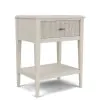 Riverside Furniture 25068 Carmella - One Drawer Accent Nightstand - Pebble Oak