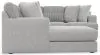 Jackson Furniture Industries 3303/30/72/75-18 Jackson Furniture Industries 3303/30/72/75-18 Logan - 3 Piece Sectional With Comfort Coil Seating And 9 Included Accent Pillows (Left Side Facing Chaise) - Moonstruck