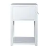 Liberty Furniture 2030WH-AT2126 Liberty Furniture 2030WH-AT2126 East End - 1 Drawer 1 Shelf Accent Table - Wirebrushed White