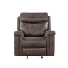New Classic U1798-13P1-MCH Quade - Glider Recliner With Power Footrest - Mocha