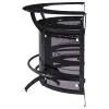 CoasterEssence 182135-S3 Dallas - 3 Piece Curved Freestanding Home Bar Cabinet - Black