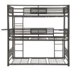 CoasterElevations 460394T Rogen - Metal Twin Triple Bunk Bed - Dark Bronze