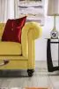 Furniture of America SM2284-LV Eliza - Loveseat - Royal Yellow / Red