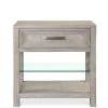 Riverside Furniture 73498 Cascade - One Drawer Nightstand - Gray