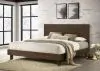 Coaster Fine Furniture 225011KE Glenwood - Eastern King Platform Panel Bed - Warm Brown