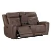 Liberty Furniture 7023SD-22P Beckham - Loveseat With Console P2 & ZG - Aline Saddle