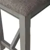 Liberty Furniture 131-B900124 Newport - Counter Height Dining Bench - Smokey Gray / Carbon Gray